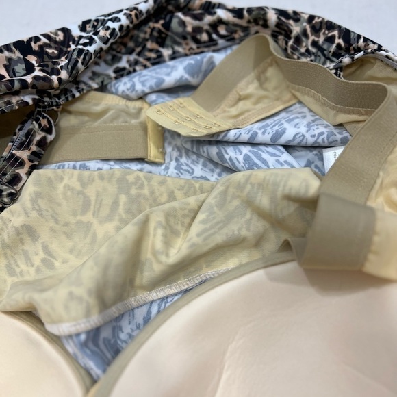 Swimsuits for All One Piece Swim Dress Animal Print Plus Size - Picture 6 of 9